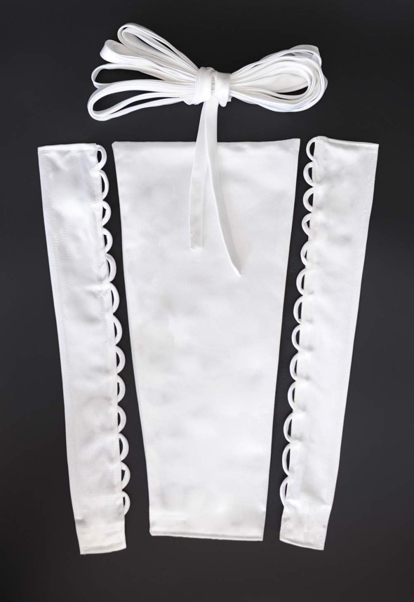 Robe De Mariée Epaule Dénudée Blanche – Image 4