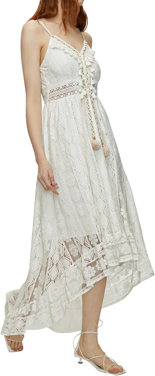 Robe Blanche Dentelle Style Boheme