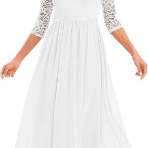 Robe De Mariée Sirène Champêtre Blanche
