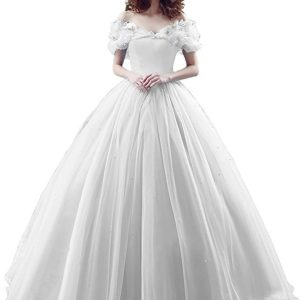 Robe De Mariée Princesse Col V Blanche