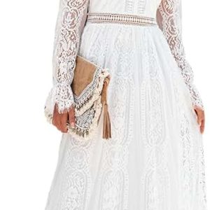 Robe de mariée à encolure bateau en dentelle