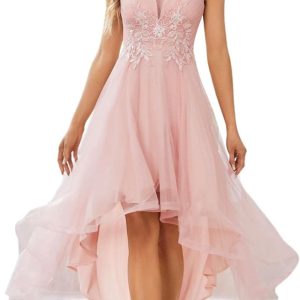 Robe de mariée A en satin avec poches et corsage illusion