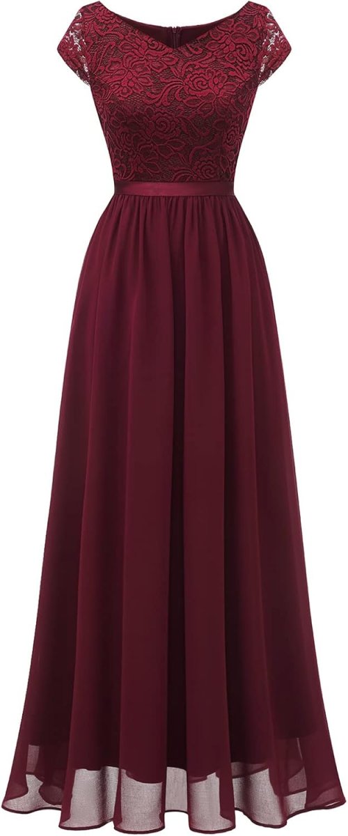 Robe de mariée sirène en dentelle symétrique avec traîne transparente – Image 3