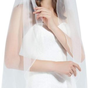 Robe de mariée simple à motifs floraux pailletés