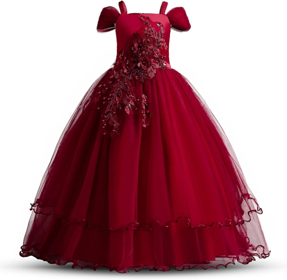 Robe De Mariée A Fleurs – Image 3