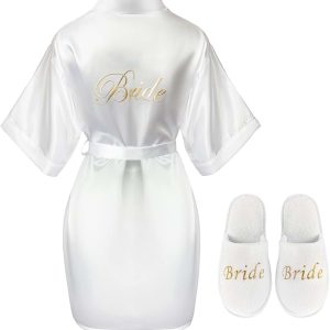 Robe De Mariée Courte Satin Blanche
