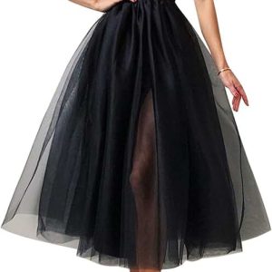 Robe de mariée romantique à corset en tulle et paillettes noires