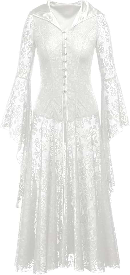 Robe De Mariée Dentelle Manches Longues Blanche