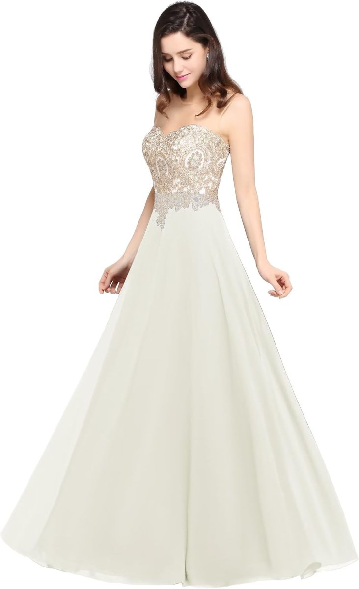 Robe de mariée princesse bustier et dentelle – Image 2