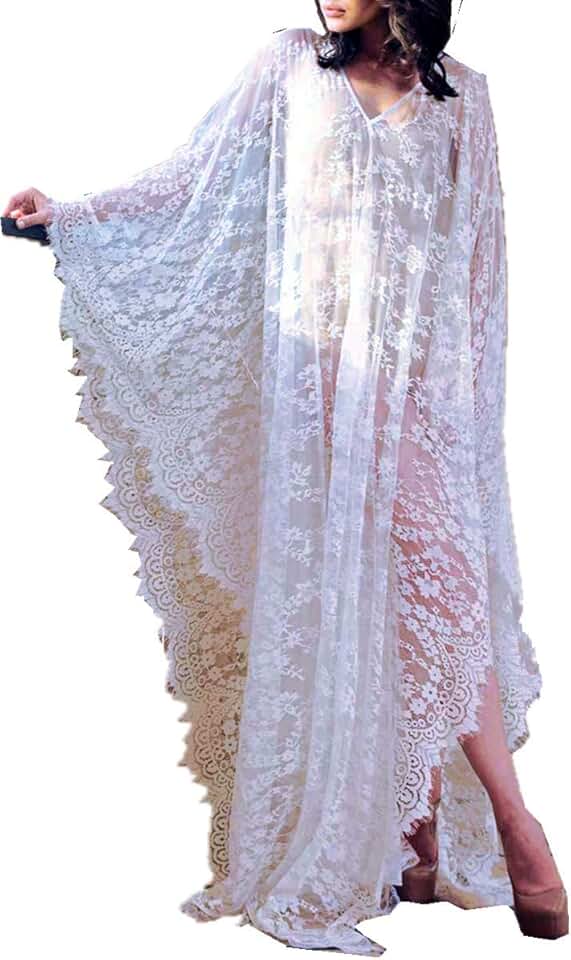 Robe De Mariée Fourreau Dentelle Florale – Image 2