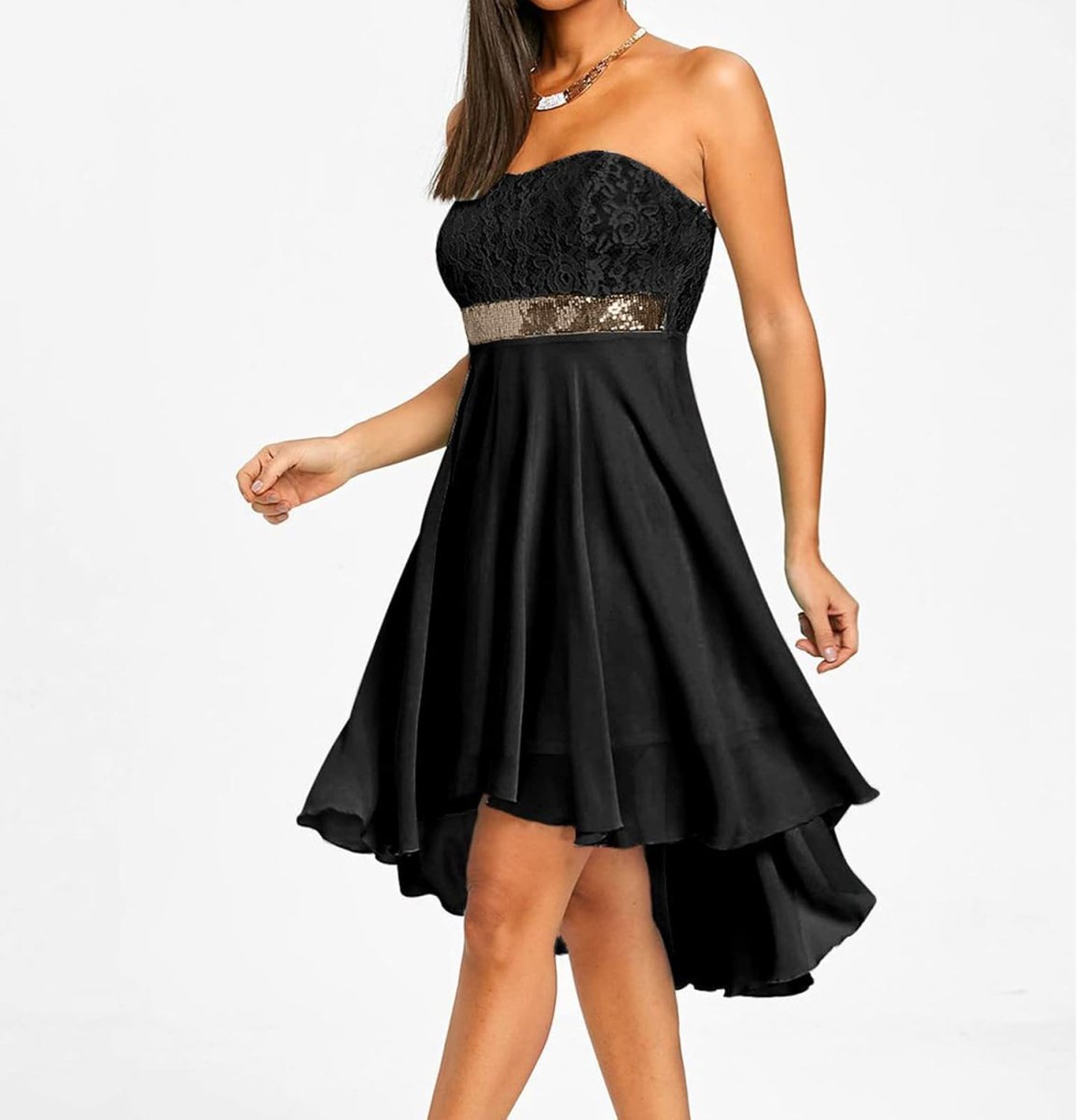 Robe Courte De Soirée Blanche – Image 4