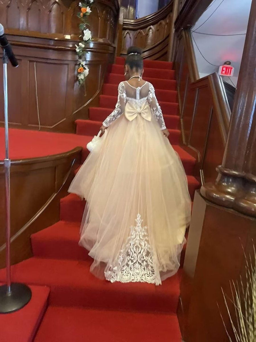 Robe De Mariée Princesse Bustier Illusion – Image 4