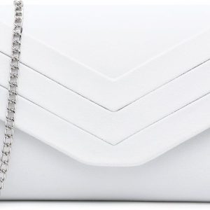 Ensemble Chaussure Et Sac De Mariage Blanc