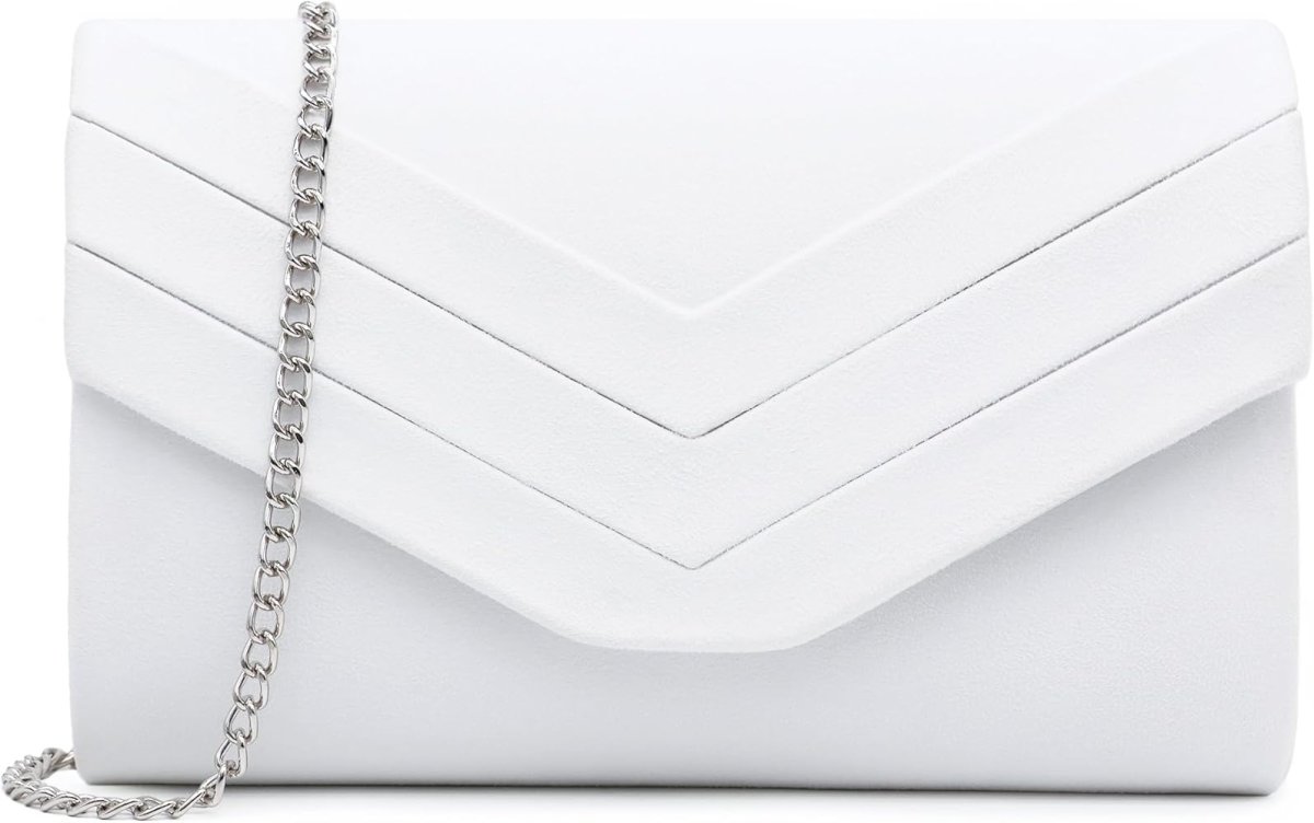 Ensemble Chaussure Et Sac De Mariage Blanc