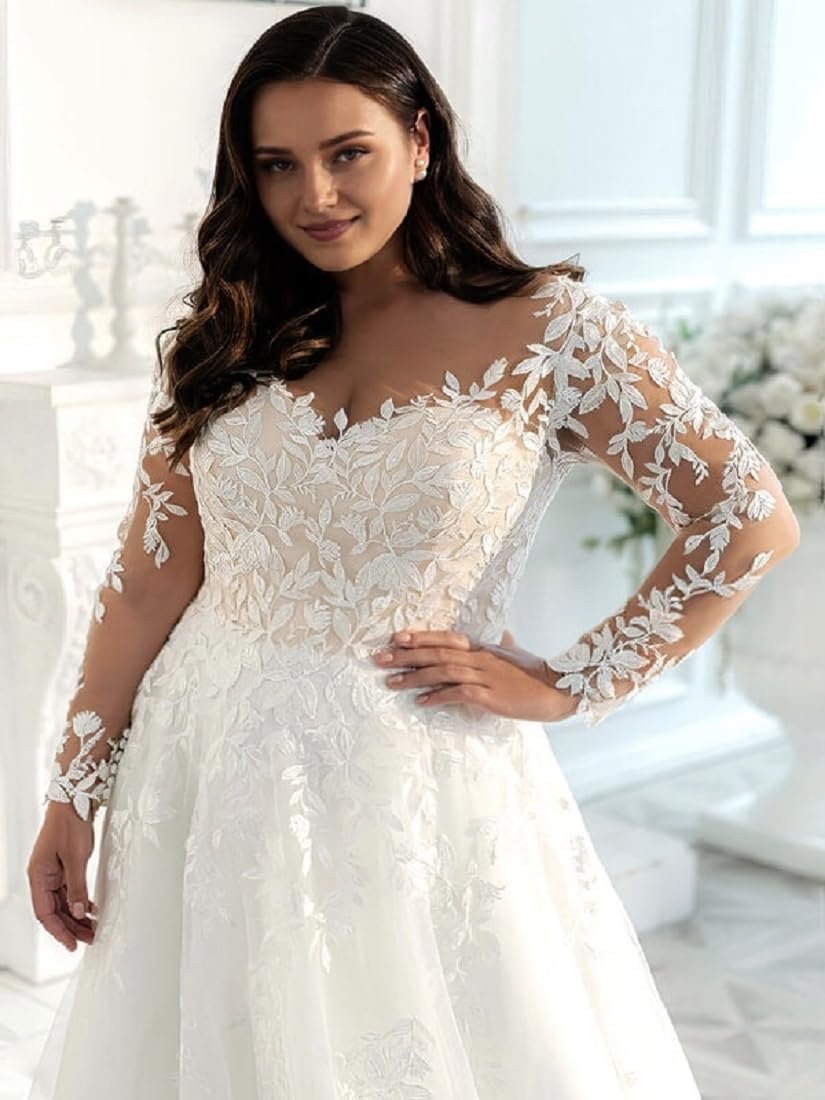 Robe De Mariée Grande Taille Trompette – Image 5
