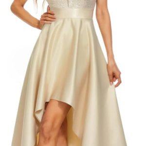 Robe De Mariée Courte Détachable Blanche