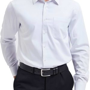 Ensemble Blanc Homme Chemise & Pantalon  À Cordon (Sans T-Shirt)