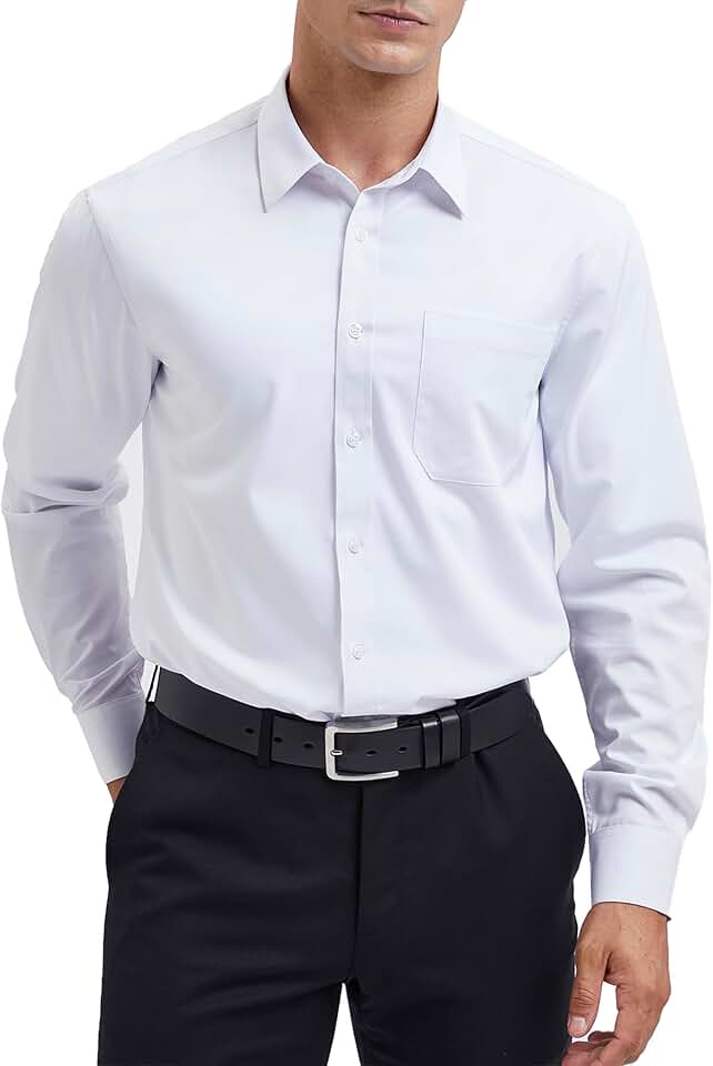 Ensemble Blanc Homme Chemise & Pantalon À Cordon (Sans T-Shirt)