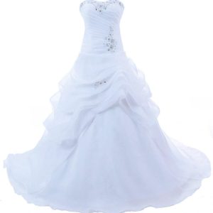 Robe De Mariée Bustier Princesse Blanche