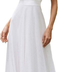 Robe de bal à corsage perlé avec jupe en tulle et volants brillants