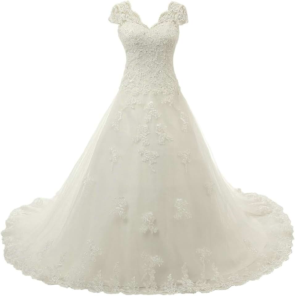 Robe De Mariée Longue Traîne – Image 2