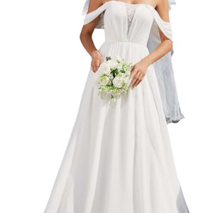 Robe De Mariée Manche Longue Blanche