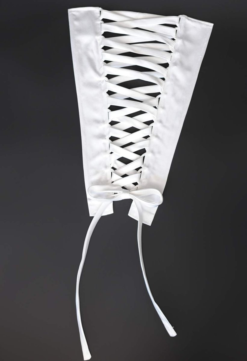 Robe De Mariée Epaule Dénudée Blanche – Image 7