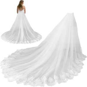 Robe De Mariée Fourreau A Traîne Détachable
