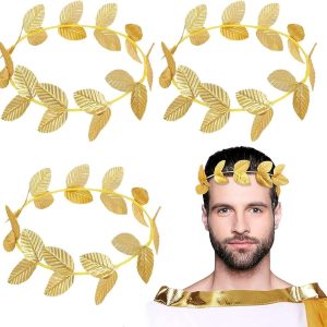 Serre Tête De Mariée Feuille D’Or