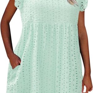 Robe Blanche Avec Dentelle