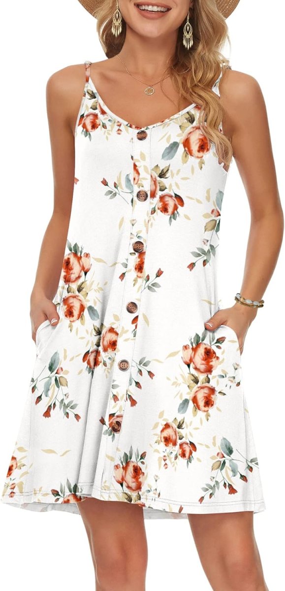 Robe Blanche Courte Été