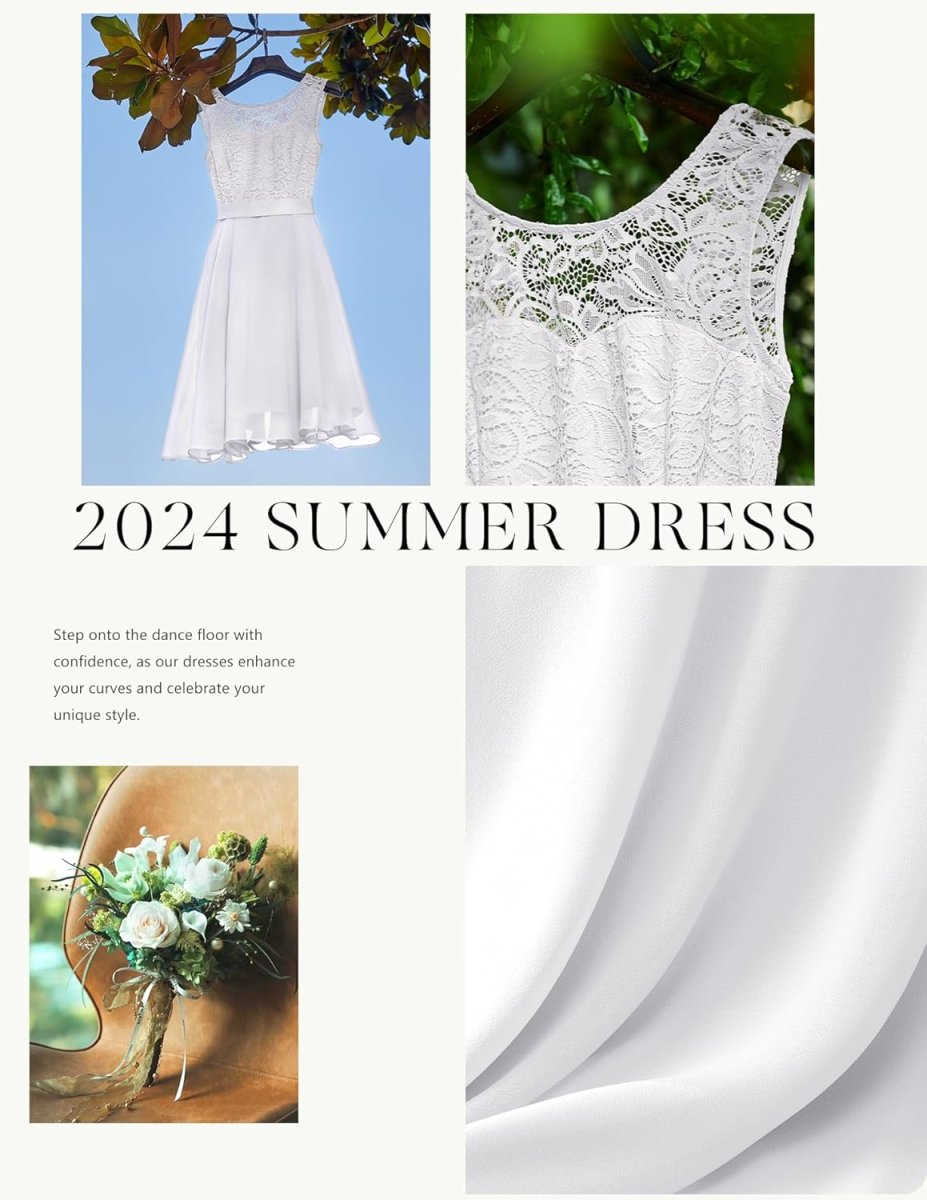 Robe Courte Dentelle Blanche – Image 7