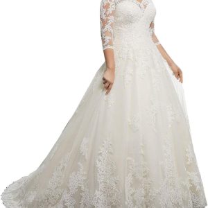 Robe De Mariée Tulle Grande Taille