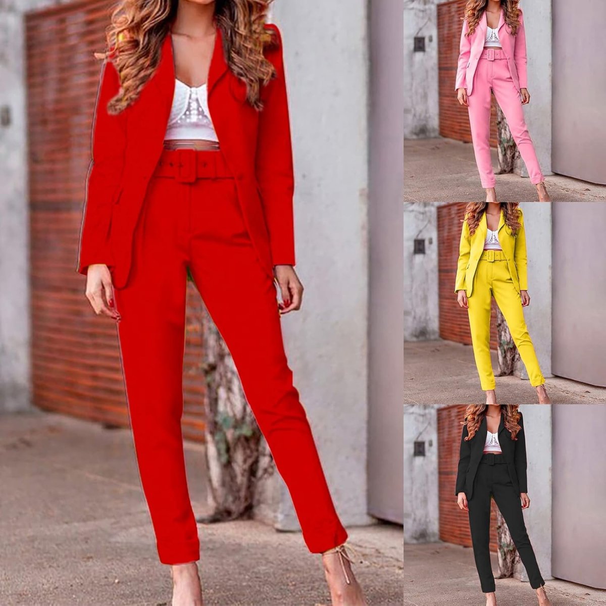 Tenue Chic en 2 Pièces Slim Fit pour la Dame Élegante – Image 8