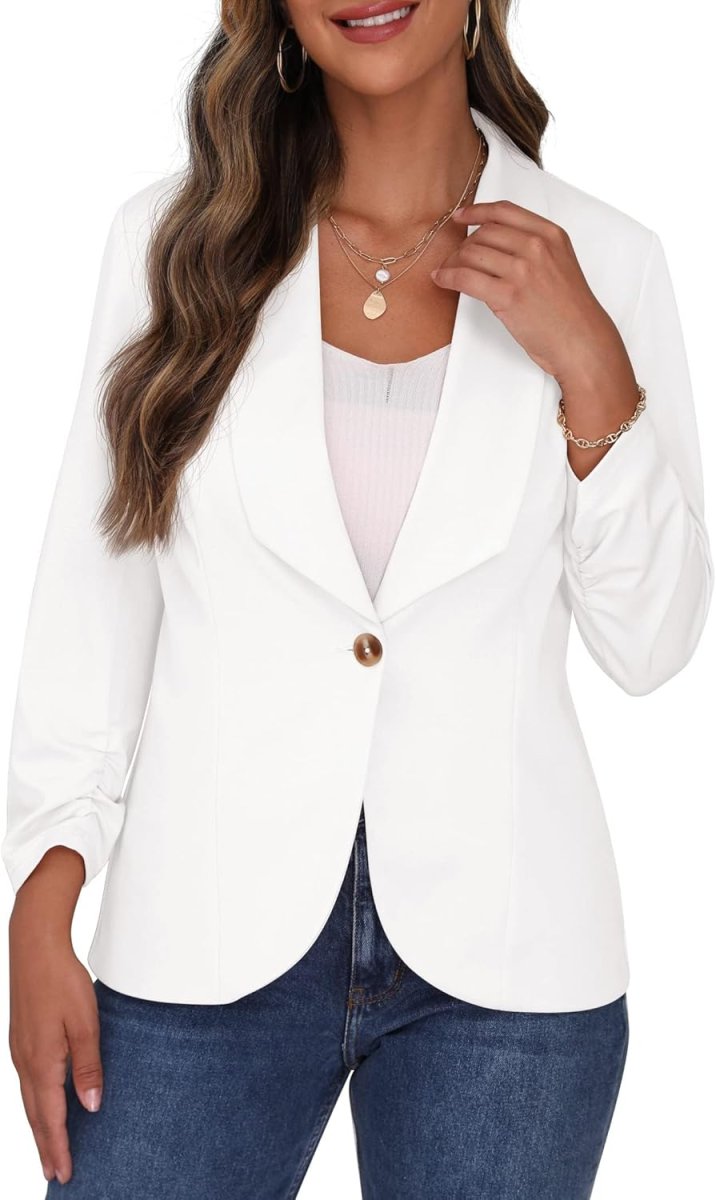 Blazer Très Décontracté à Manches 3/4 pour les Femmes – Image 6