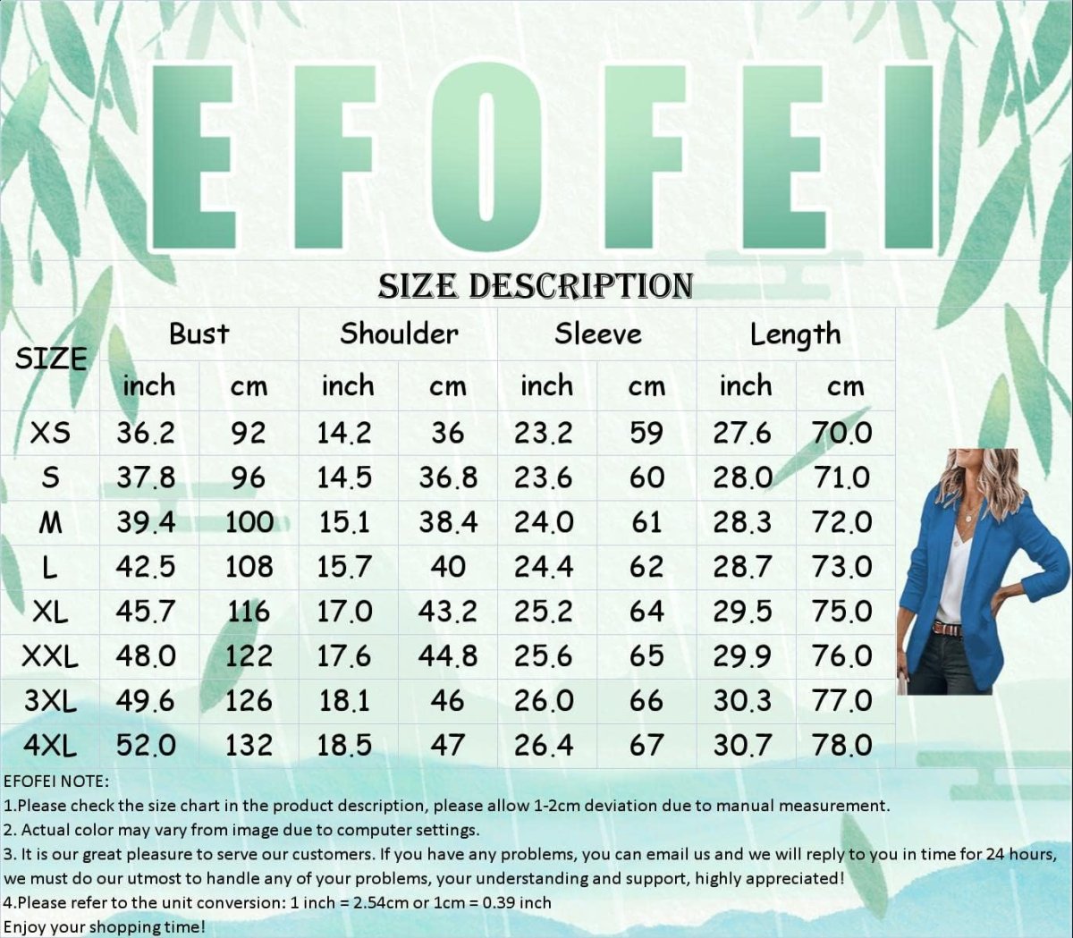 Veste de Bureau Simple pour Femmes – Image 8