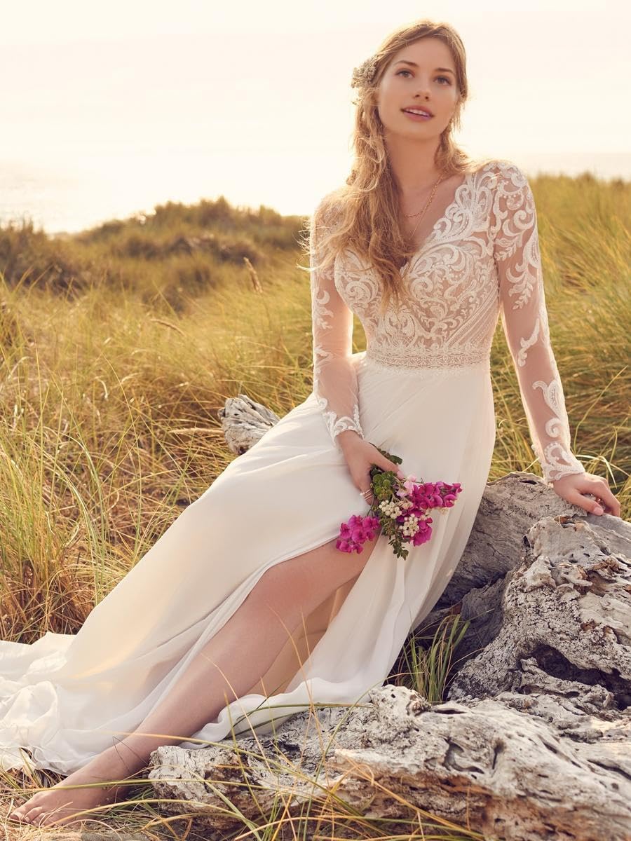 Robe De Mariée Bohème Dentelle – Image 6