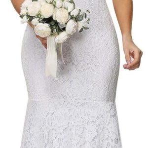 Robe De Mariée Grande Taille Sirène Dentelle