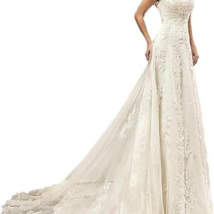 Robe De Mariée Grande Taille Dos Nu