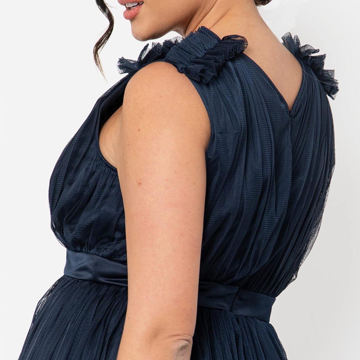 Robe De Mariée Princesse Col V Et Dos Nu – Image 7