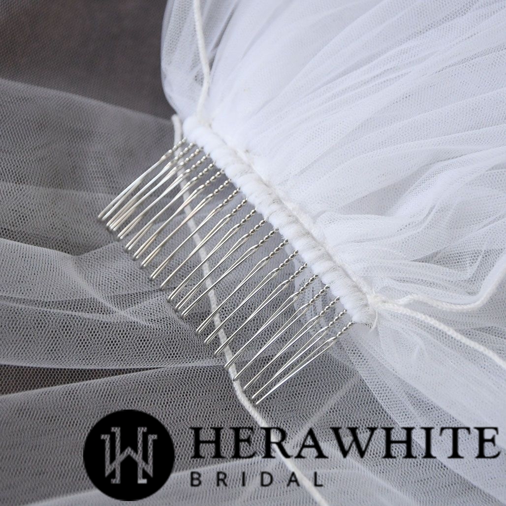 Voile de Mariée Court – Image 8