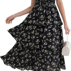 Robe Blanche Courte A Volant