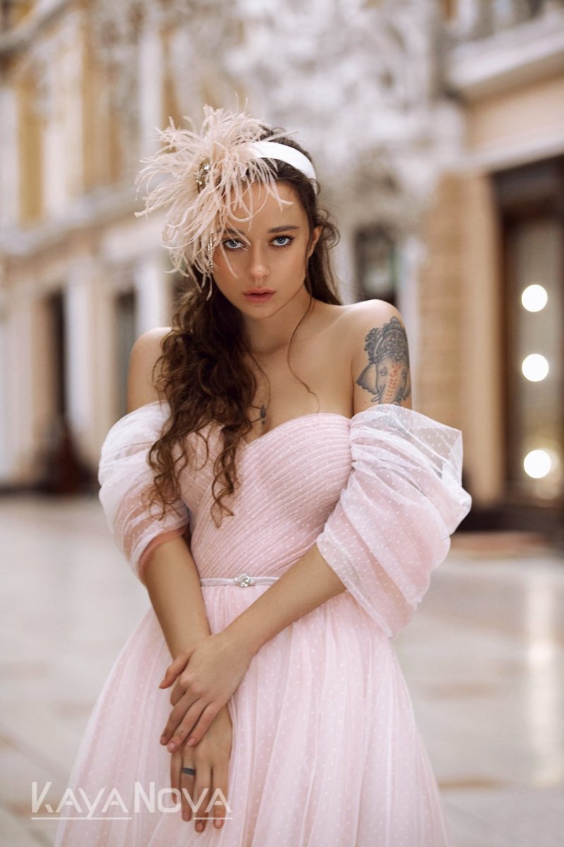 Robe De Mariée Courte Bustier – Image 6