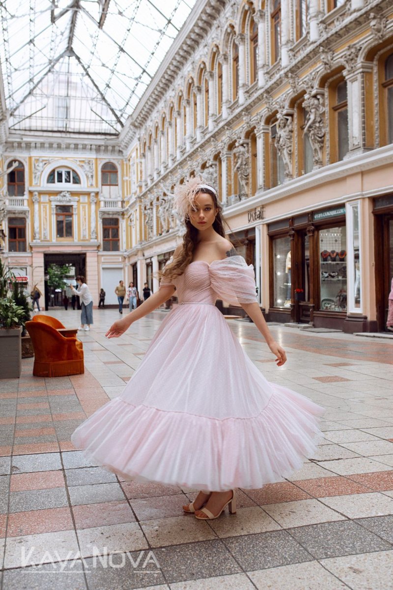 Robe De Mariée Courte Bustier – Image 5