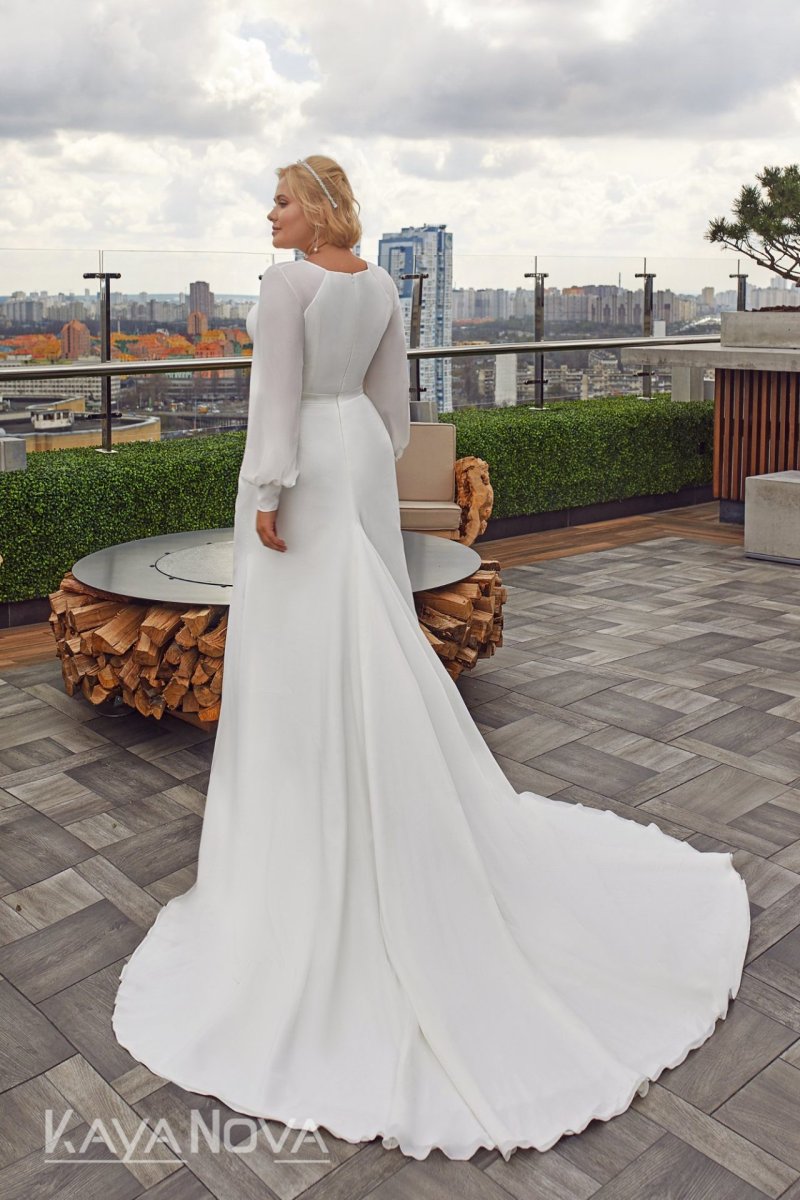 Robe De Mariée Sirène Femme Ronde – Image 3