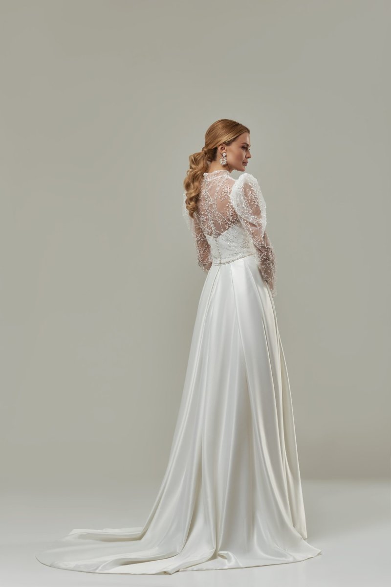 Robe De Mariée Illusion 2 Pièces – Image 3