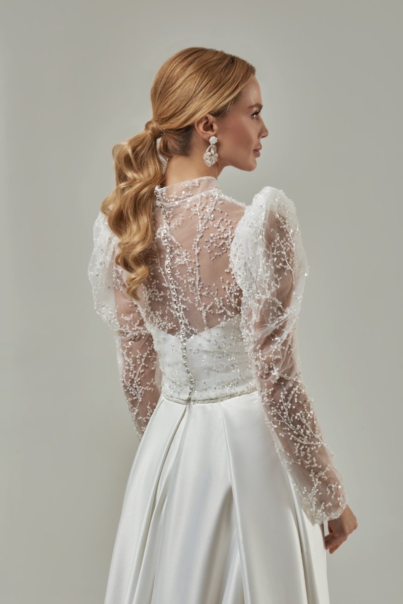 Robe De Mariée Illusion 2 Pièces – Image 5