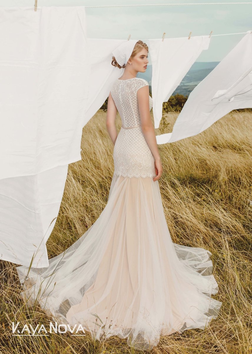 Robe De Mariée Année 20 Blanche – Image 3