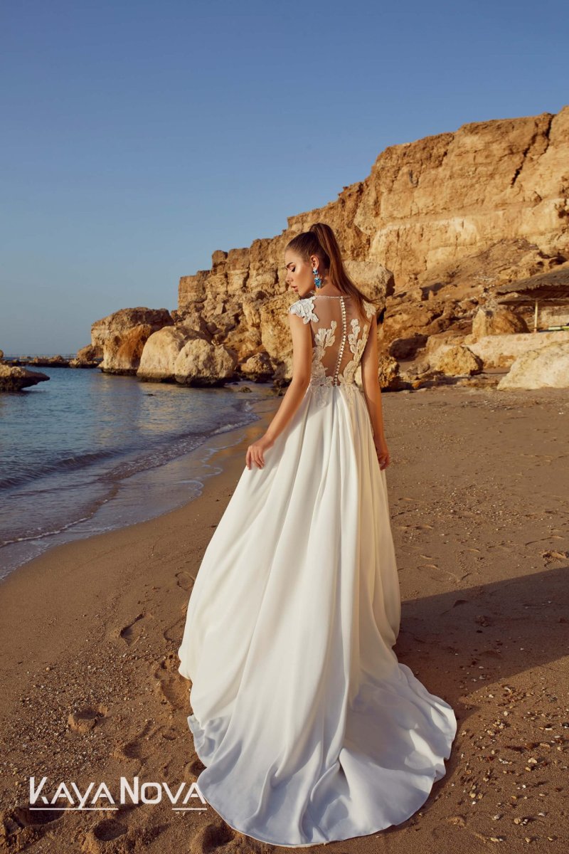 Robe De Mariée Romantique Bohème – Image 3