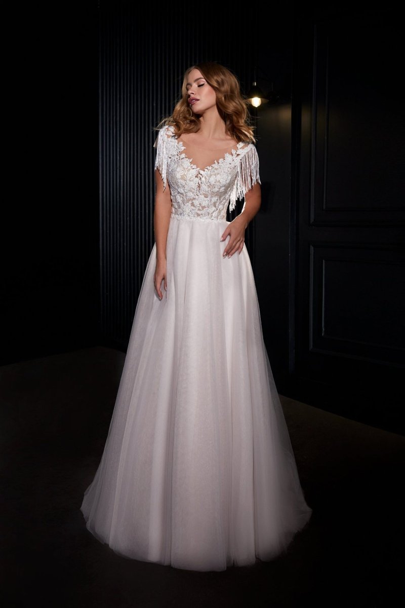 Robe De Mariée Bohème Chic Blanche – Image 5
